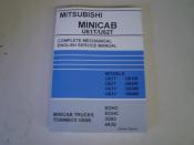 Mitsubishi Minicab Service Manual U61T U62T